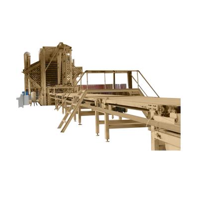 China Building Material Stores Wheat Straw Particle Board Production Line for sale