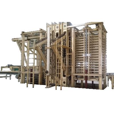 China Factory Capacity 30000CBM Rice Straw Particle Board Production Line With Lamination Press Wood Board Machine for sale