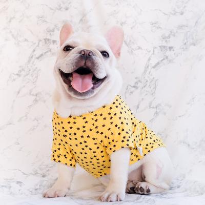 China Viable Cheap Cute Dog Clothes Summer Cheap Clothes Cute Korean French Bulldog Dog Clothes for sale