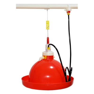 China Long Life Automatic Poultry Drinking Plastic Chicken Hanging Chick Bell Plasson Drinker for Poultry Farm for sale