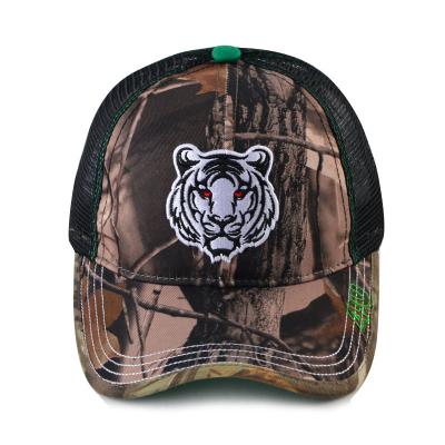 China JOINT Wholesale Cheap Design Promotional Custom Embroidered Screen Printed Mesh Plain Camo Trucker Hats for sale