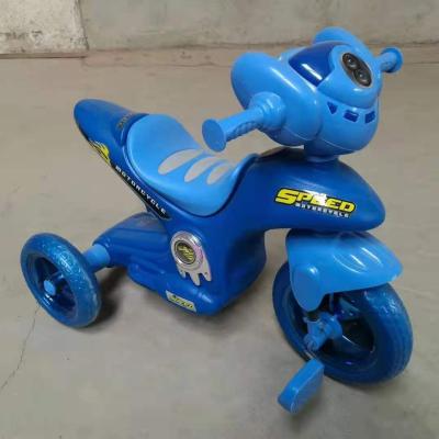 China Easy control bar pedal tricycles kids tricycle wheels motor bike kids mini motercycle with headlight motocycles for sale