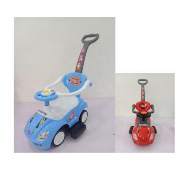 China Easy Control Bar Battery Baby Car Baby Kid Ride On Cars Swing Car Twist Car For Sale Kids Go Kart Pedal Baby Ride On Cars With Push Handle for sale