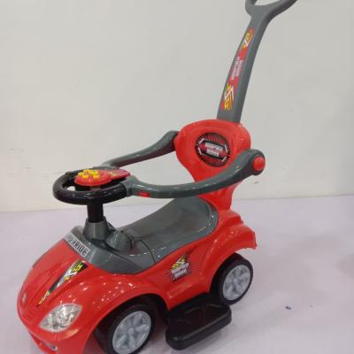 China Easy Control Bar Kids Riding Go Kart With Pedal Tricycle Riding Baby Toy Car With Push Handle for sale