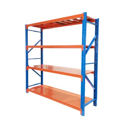 China Adjustable Medium Duty Steel Storage Rack Medium Duty Steel Garage Store Corrosion Protection Warehouse Shelving for sale