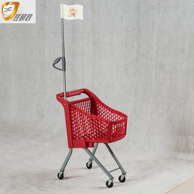 China Eco-friendly Supermarket Grocery Baby Shopping Cart Grocery Cart Kmart Metal Shopping Trolley for sale