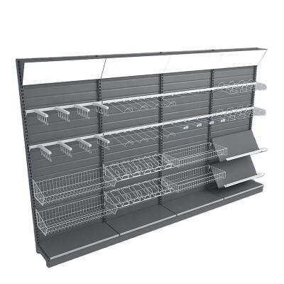 China Grocery Ect Supermarket Shelf Wire Slatwall Accessory Hook Display for sale