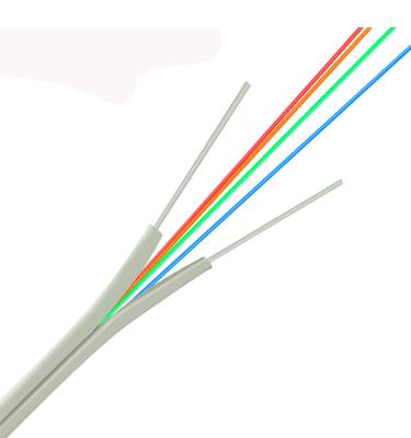 China Plastic Outdoor 1 2 4 6 Core 1km Manufacturer FTTH Fiber Optic Cable Prices for sale