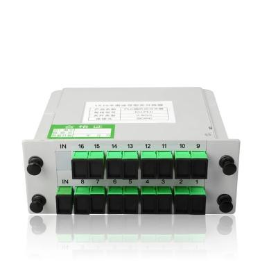 China Telecommunication Single Mode 1x16 1x8 LGX PLC Splitter Box High Quality Fiber Optic Universal for sale