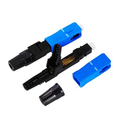 China FTTH Shenzhen Waterproof Plastic SC LC APC ftth Fiber Optic Fast Connectors for sale