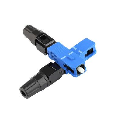 China FTTH Network Fiber Optic Connector SC UPC Fast Cold Splicing Fast Connectors SC1101 for sale