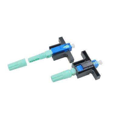 China Telecommunication FTTH Field Mounted Fiber Optic Connector Click SC APC Fast Wholesale Price for sale