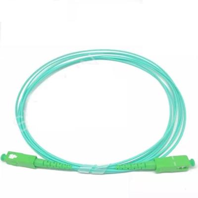 China FTTH System Shenzhen Single Mode 1m ST SC APC Duplex Fiber Optic Patch Cords Equipment for sale