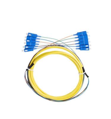 China Multi mode 2mm shenzhen china telecommunication outdoor ftth fiber optic fan-out patch cord SC FC for sale