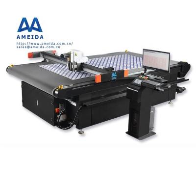 China Garment Shops AMEIDA Computer Corrugate Paper Machine Cardboard Cutting Drawing Paper Cutting Machine for sale