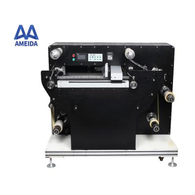 China Garment Shops AMEIDA Digital Roll To Roll Custom Rotary Stickers Label Die Cutting Machine For Sale for sale