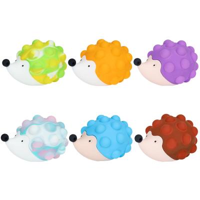 China Suit for Wholesale Presure Relief Squeeze Toys 2022 Kids 3D Game Hedgehog Feature Silicone Board Game Busy Person Educational Toys Desk Relax for sale