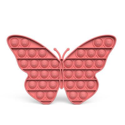 China Toy Butterfly Shape Relieve Sensory Funny Educational Toys Bubbling Sensory Restless Person Toy Stress Reliever for sale