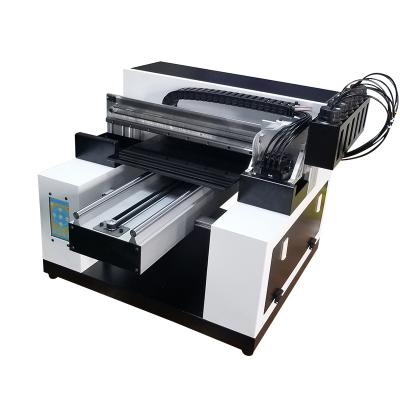 China Printing Stores DX7 Head 8 Color A3 UV Flatbed Printer For Printing on Plastic, Metal, Glass, Leather, Wood, Stone, Acrylic, Ceramic etc.. for sale