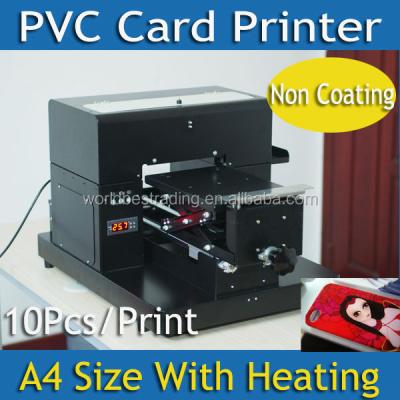 China 10PCS Advertising Company/Printing Smart Card PVC Card ID Card Printer Non Coating Printing Machine for sale