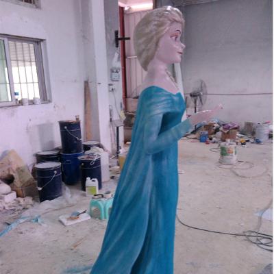 China Outdoor Garden deco cartoon statue frozen character statue in garden/ plaza/ shopping mall for sale