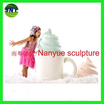 China customize size fiberglass icecream as decoration statue in plaza hall or supermarket for sale