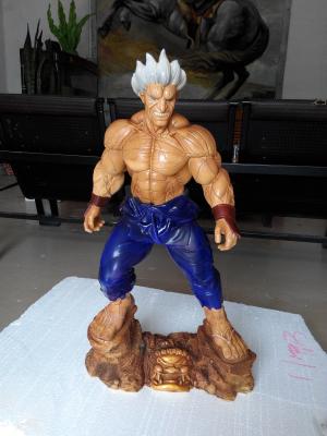 China hotel mall deco  theme decorative statue shin akuma statue real copy painting fiberglass material for sale