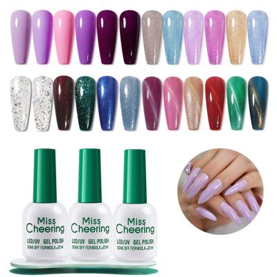 China Semi Permanent UV Backed Nail Art Pretty Varnish Soak Off Nail Art Design 12ml Gel Nail Polish Lacquer Oil Methyl Glue 31-66 for sale