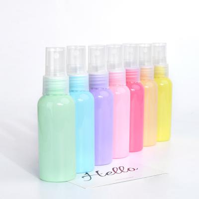 China Personal Care Colors Small 50ml 100ml Plastic Matte Toner Pet Bottle Mist Spray Bottles With Pet / Peter for sale