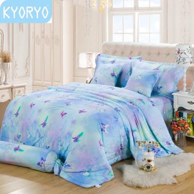 China High Quality Disposable Aroma Mint Floral Printing Modal Fabric Luxury Bedding Set for sale