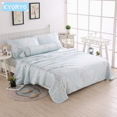 China 100% Disposable Kyoryo Home Textile Tencel Sheet Set Summer Style Bedding Set Duvet Cover Set for sale