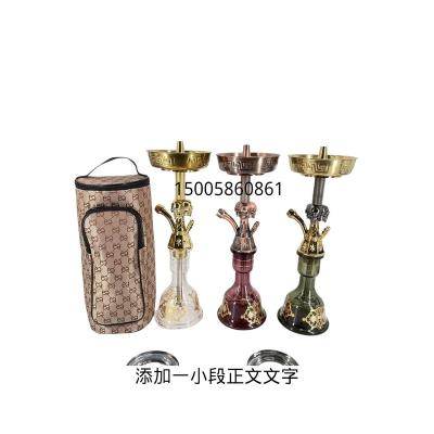 China Europe 2023 new design new design egypt animal smoking shisha hot sale factory egypt glass Shisha luxury zinc alloy shisha hookah for sale