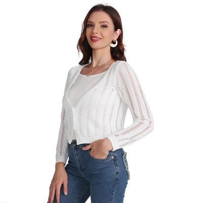 China Anti-Wrinkle New Fashion Factory Price New Fashion Single Breasted Shirt Cardigan V-Neck Knitted Casual Solid Shirt Long Sleeve for sale