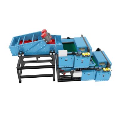 China 99% High Purity Nonferrous Metal Matching Aluminum Copper Eddy Current Separator Machine Price for sale