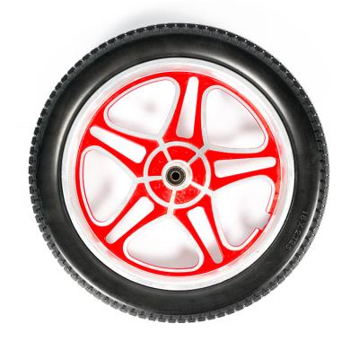 China Spoke Fashion 16x2.125 Inch Alloy Rim Pu Foam Wheel For Wheelbarrow for sale