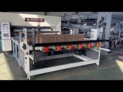 JLC semi automatic Chain feeding flexo printer slotter rotary die cutter machine