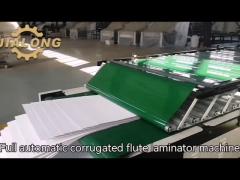 GS-Full automatic high speed flute laminator machine