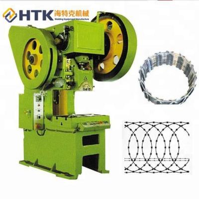 China Galvanized or stainless steel sheet and automatic wire razor wire making machine/razor barbed machine/razor wire manufacturing equipment for sale