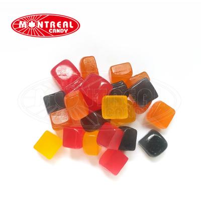 China Small normal square shaped gummy candy for sale