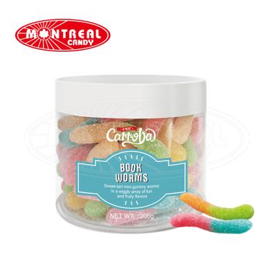 China Natural Halal Soft Candy Jelly Worms Gummy Candy for sale