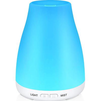 China Color Changing LED Light 2022 Home Decorative Ultrasonic Essential Oil Diffuser Diffuser 100ML 300ml Aroma Diffusers Running 20+ Hours With 7 Color for sale