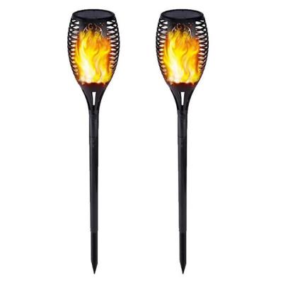 China Automatic ID Solar Day or Night Outdoor Solar Garden Light Flame Light Fire Effect Lamp IP65 Led Outdoor Landscape Decoration Lighting Solar Lawn Ground for sale