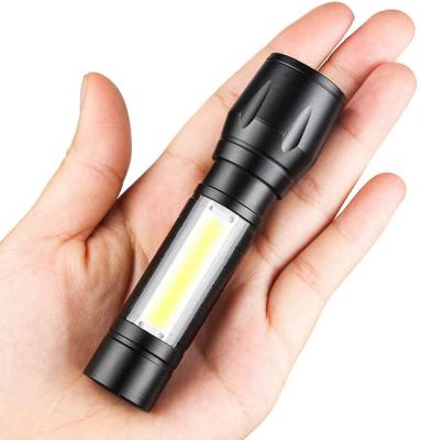 China Mini Camping Light Foldable Rechargeable COB Torch Light Multifunctional Vintage Side USB COB Flashlight COB Torch Light Retro Set for sale