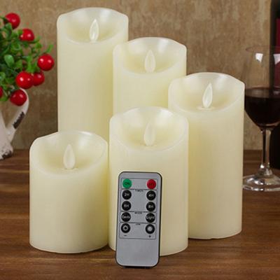 China Real Flame Flameless Warm Light Paraffin Solid 5 Hours Timer LED Tealight Tea Light Party Blinking Luminous Home Decor Props for sale