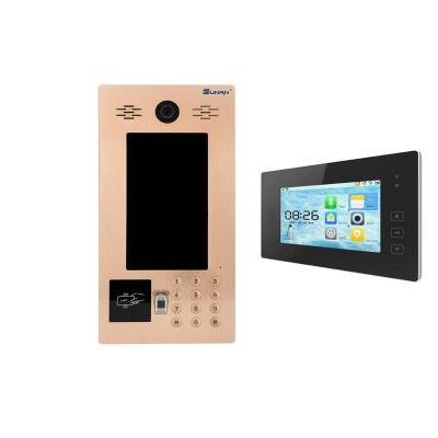 China Wireless Video Multi Door Video Display Intercom Apartment Phone Intercom for sale