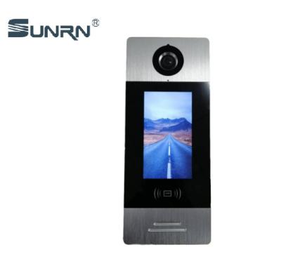 China Hot 7 Inch Touch Screen Color IP Video Door Phone For Multi Apartments for sale