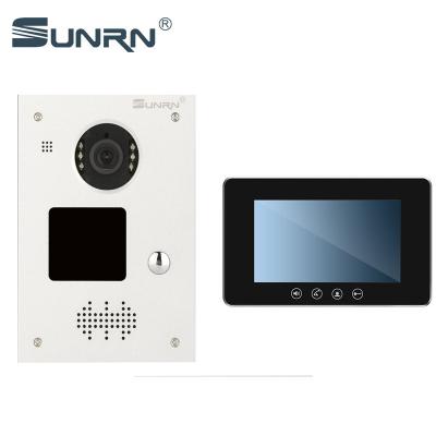 China Color Video Intercom Safe Home Door Intercom Video Door Phone Visual Door Bell for Multi Apartments for sale