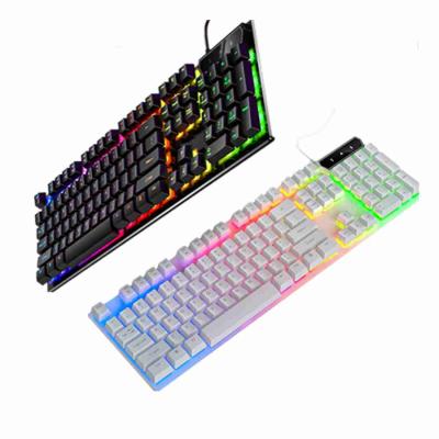 China Mechanical Selling Plug and Play Professional Quiet Gaming Colorful Cable Keyboard for sale