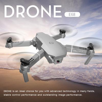 China With Camera Dropshipping E68 Drone Hd 4k Wifi Fpv Wide Angle Video Live Recording Quadcopter Height To Hold Drone Camera Toys for sale