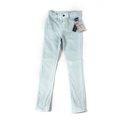 China Girls 2020 Breathable Kids Clothing 8-18years Girls Light Blue Casual Denim Pants Teenage Denim Jeans OEM Service MEDIUM Print Directly for sale